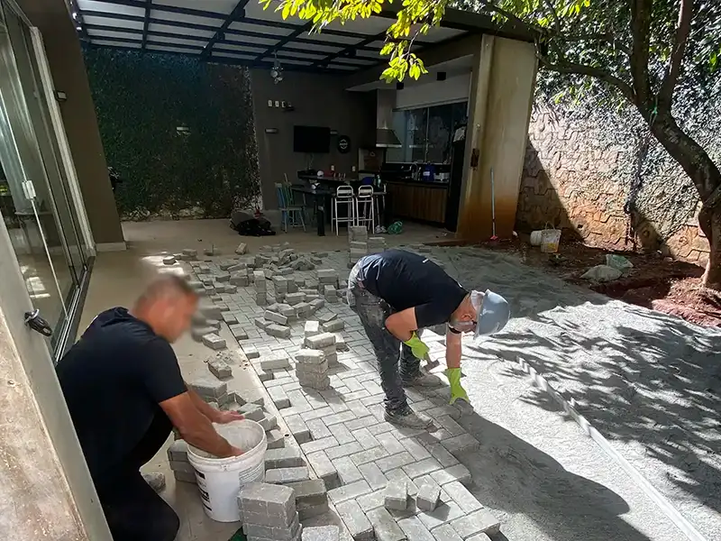 Aplicação de Piso